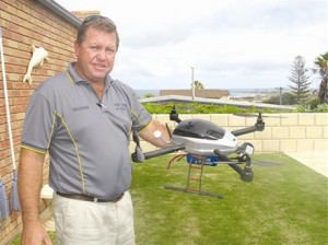 This 4-rotor UAV helo designed to aid farmers was featured on FarmWeekly.com.