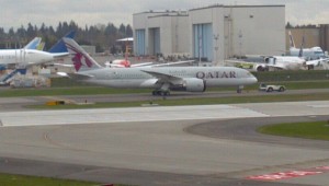 Qatar Airways provides the only 787 service to England currently.