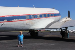 My favorite little #Avgeek growing his love of aviation even more.
